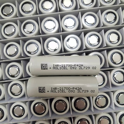 台湾マジックMolicel 21700 P42Aの低温のリチウム電池3.7V 4200mAh